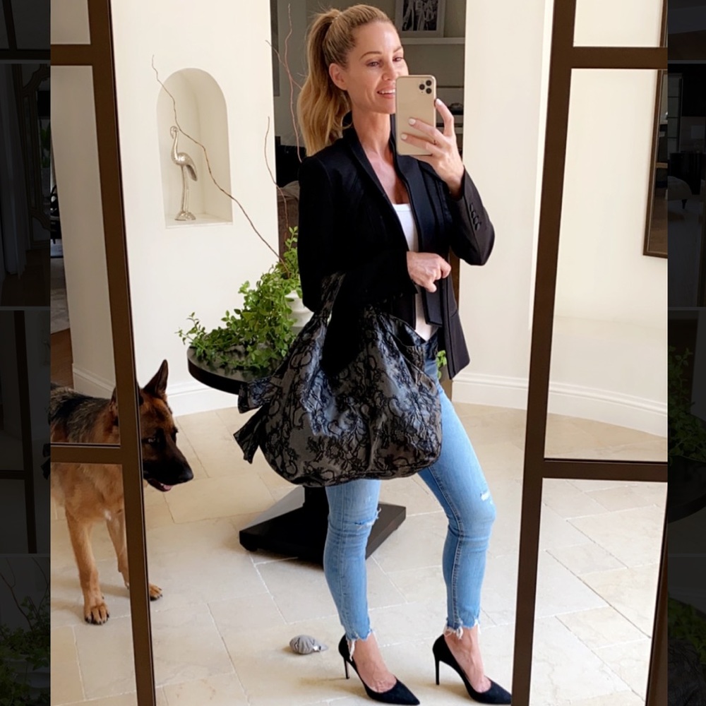 Valentino Large Nuage Bow Hobo Bag